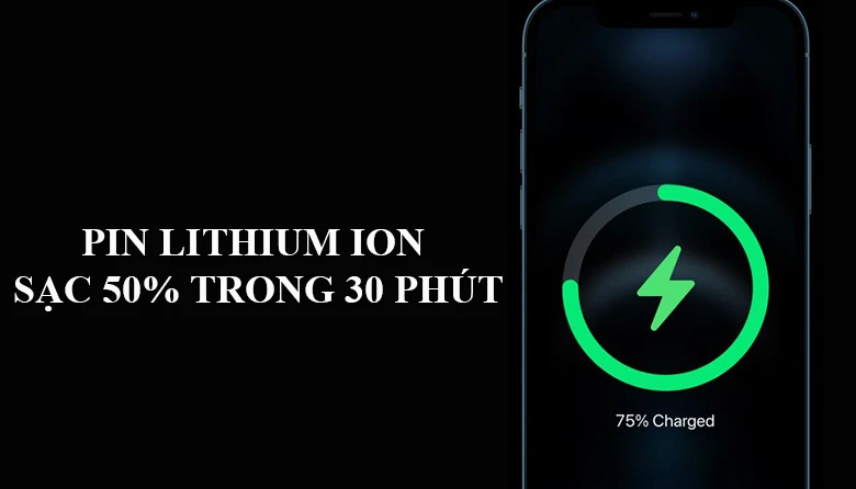 Dung lượng pin liền cho thời lượng sử dụng lên đến cả ngày cùng công nghệ sạc nhanh 