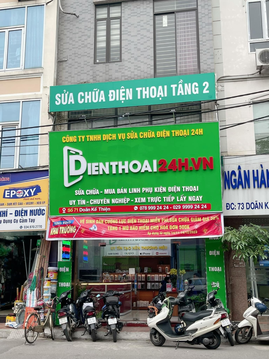 Hệ thống sửa chữa điện thoại tại Hà Nội uy tín nhất Hà Nội