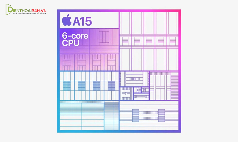 chip A15 Bionic mạnh hơn