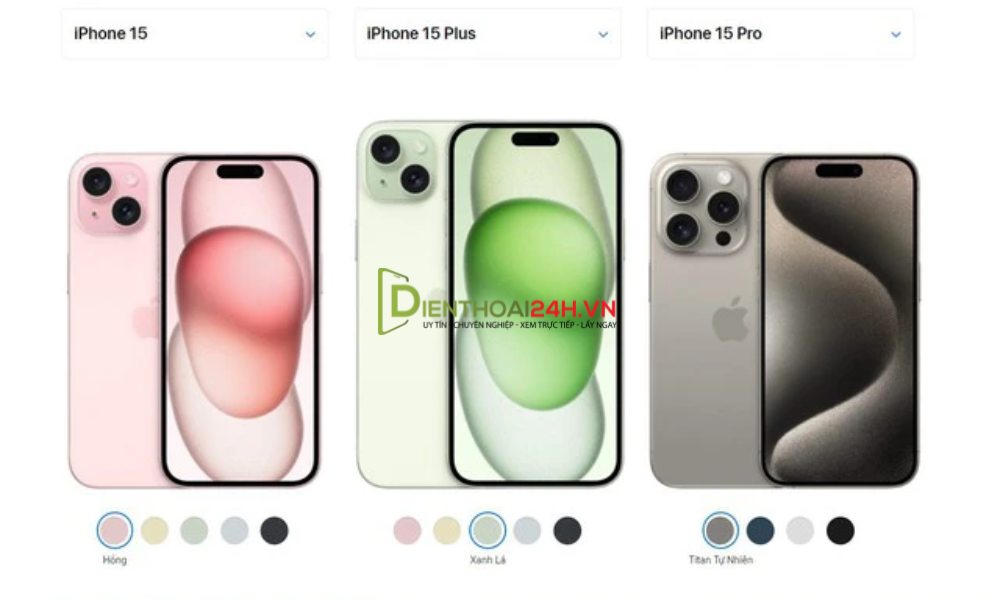 Địa chỉ cung cấp iPhone 15 Plus Giá rẻ - Chính hãng Điện thoại 24H