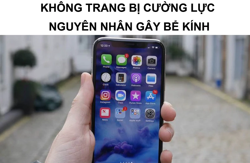 Nguyên nhân dẫn đến phải thay ép mặt kính điện thoại
